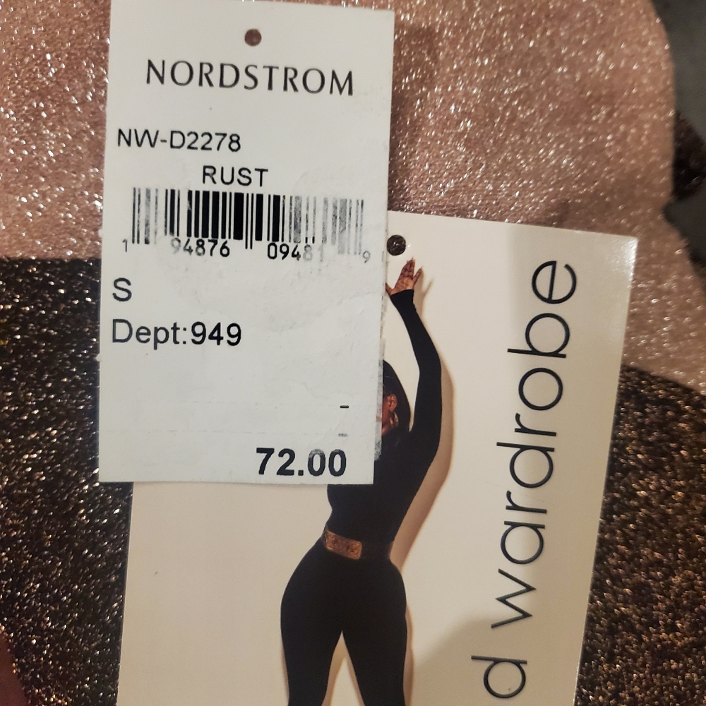 NAKED WARDROBE Sparkly Cowl Neck Mini Dress S - Picture 10 of 13